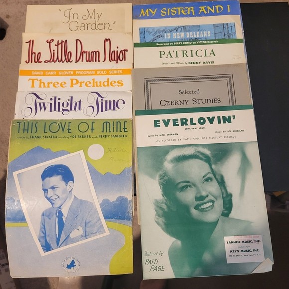 Sheet Music Lot - Picture 10 of 12